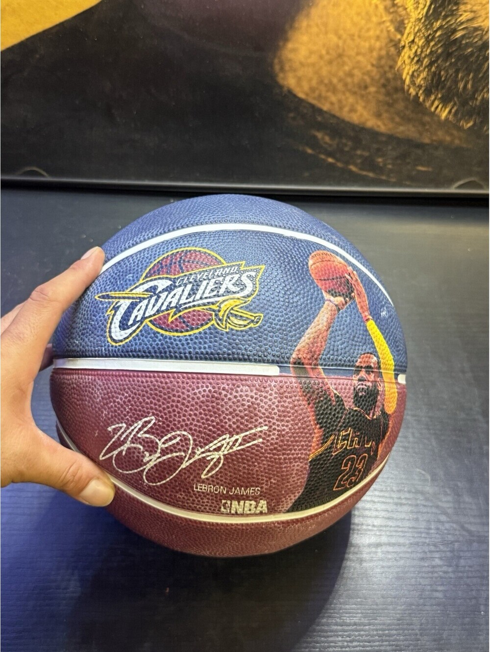 Spalding LeBron James #23 Cleveland Cavaliers NBA Size 7 Basketball